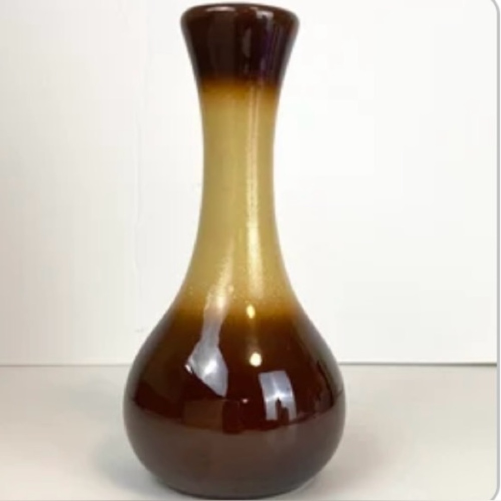 Beauce Pottery Brown and Beige
Glazed Vase